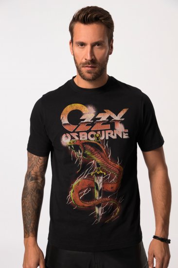 JP1880 Ozzy Osbourne Graphic Band T-Shirt Black - T-paidat - Isot T-paidat 2XL – 14XL