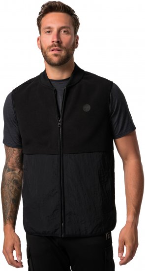 JP1880 Level 2 Double-Layer Fleece Vest Black - Urheiluvaatteet & ulkoilu - Miesten urheiluvaatteet isot koot