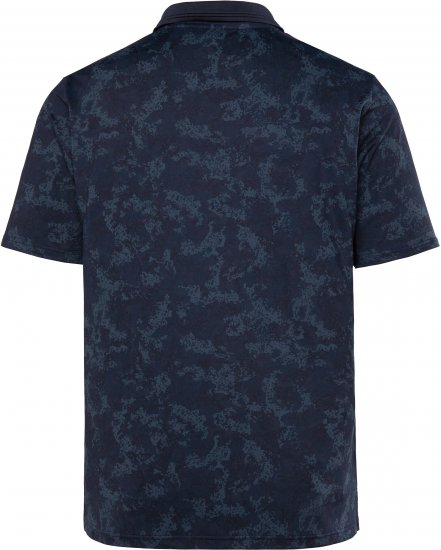 JP1880 Jay-Pi QuickDry AOP Golf Polo Shirt Navy Blue - Pikeepaidat - Miesten isot pikeepaidat