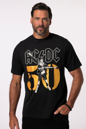 JP1880 AC/DC Graphic Band T-Shirt Black - T-paidat - Isot T-paidat 2XL – 14XL