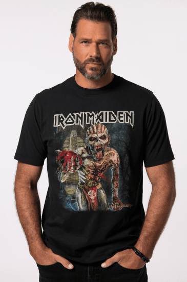 JP1880 Iron Maiden Eddie Attack Band T-Shirt Black - T-paidat - Isot T-paidat 2XL – 14XL