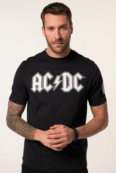 JP1880 AC/DC Classic Logo Band T-Shirt Black - T-paidat - Isot T-paidat 2XL – 14XL