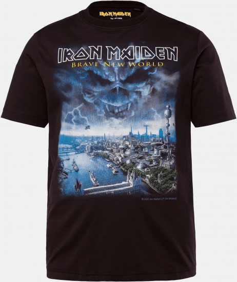 JP1880 Iron Maiden Brave New World T-Shirt Black - T-paidat - Isot T-paidat 2XL – 14XL