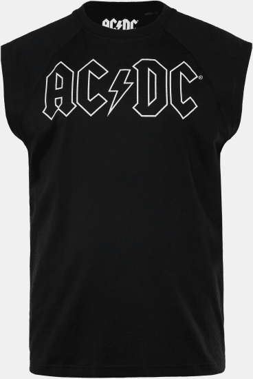 JP1880 AC/DC Classic Logo Band Tank Top Black - T-paidat - Isot T-paidat 2XL – 14XL