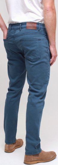 Kam Jeans Bens Embossed Reg Fit Jeans Smokey Blue - Farkut ja housut - Miesten isot farkut ja isot housut W40-W70
