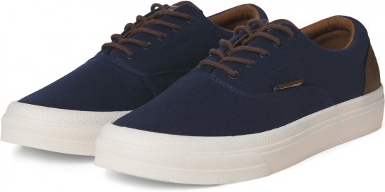 Jack & Jones Lington Canvas Sneakers Navy Blazer - Miesten Kengät 40-52 - Miesten kengät koossa 40-52