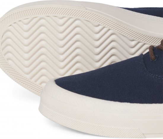 Jack & Jones Lington Canvas Sneakers Navy Blazer - Miesten Kengät 40-52 - Miesten kengät koossa 40-52