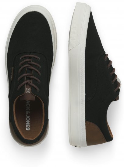 Jack & Jones Lington Canvas Sneakers Black - Miesten Kengät 40-52 - 