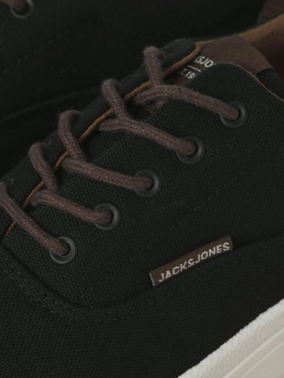 Jack & Jones Lington Canvas Sneakers Black - Miesten Kengät 40-52 - 