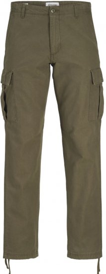 Jack & Jones KANE BARKLEY Cargopants Khaki - Farkut ja housut - Miesten isot farkut ja isot housut W40-W70