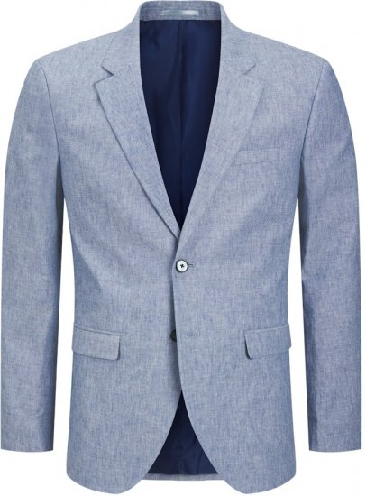 Jack & Jones Riviera Blazer Nautical Blue - Puvut ja pikkutakit - Pukuja suurissa mitoissa