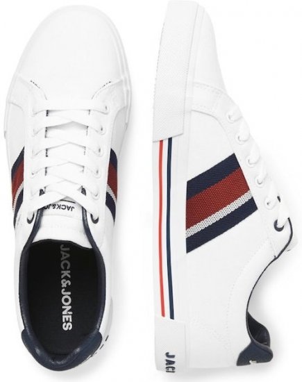 Jack & Jones Gorgon Sneakers Bright White - Miesten Kengät 40-52 - 