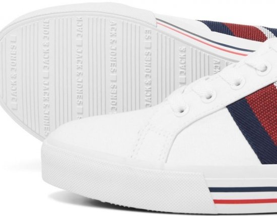 Jack & Jones Gorgon Sneakers Bright White - Miesten Kengät 40-52 - 