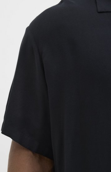 Jack & Jones Jeff Resort Shirt Black - Kauluspaidat - Miesten isot kauluspaidat 2XL – 8XL