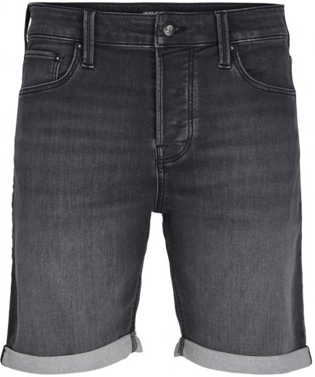Jack & Jones Rick Con I.K. SHORTS Black Denim - Shortsit - Shortsit, isot koot – W40-W60