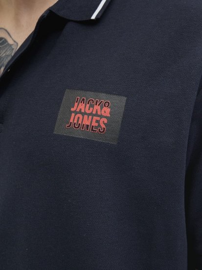 Jack & Jones Hudson Short Sleeve Polo Dark Navy - Pikeepaidat - Miesten isot pikeepaidat