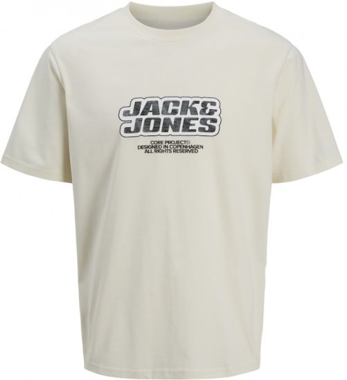 Jack & Jones Lido Core Front Print T-Shirt Yellow - T-paidat - Isot T-paidat 2XL – 14XL