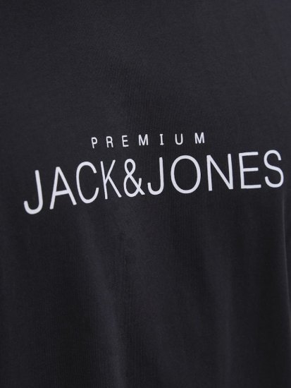 Jack & Jones Lavance Crew Neck T-Shirt Black Beauty - T-paidat - Isot T-paidat 2XL – 14XL
