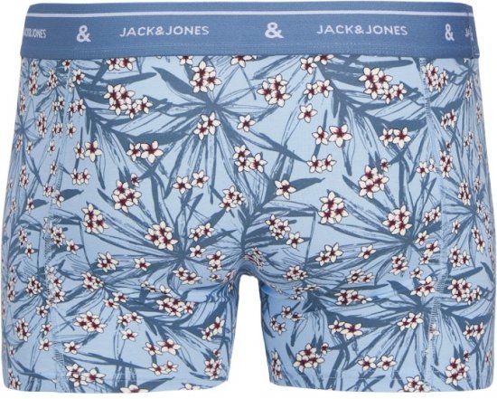 Jack & Jones Zach Trunks 3-Pack Chambray Blue - Alusvaatteet & uimavaatteet - Miesten Isot alusvaatteet 