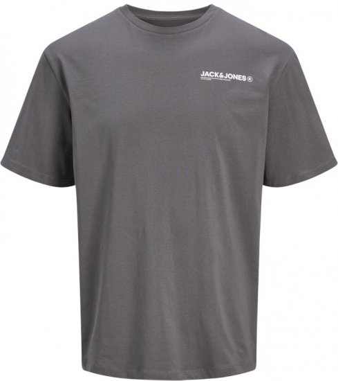 Jack & Jones Hawaii Crew Neck T-Shirt Grey - T-paidat - Isot T-paidat 2XL – 14XL