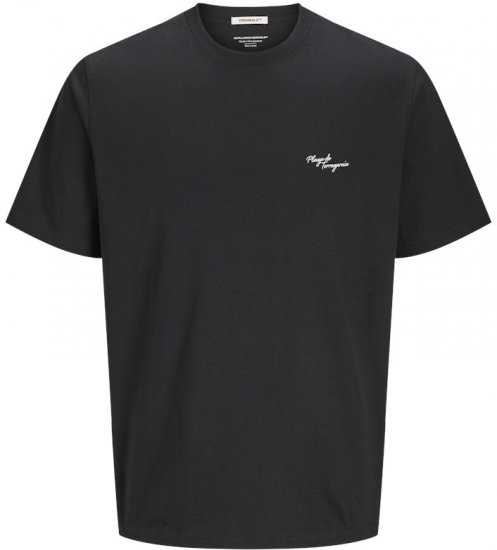 Jack & Jones Almeria Back Print T-Shirt Black - T-paidat - Isot T-paidat 2XL – 14XL