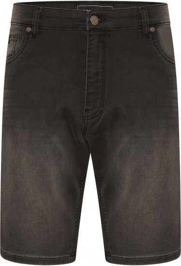 Kam Jeans NUNEZ2 Knitted Denim Stretch Shorts Charcoal - Shortsit - Shortsit, isot koot – W40-W60