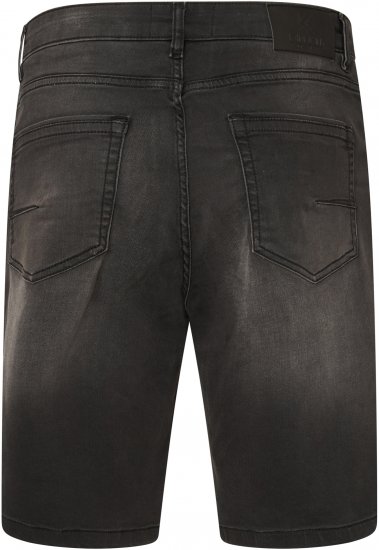 Kam Jeans NUNEZ2 Knitted Denim Stretch Shorts Charcoal - Shortsit - Shortsit, isot koot – W40-W60
