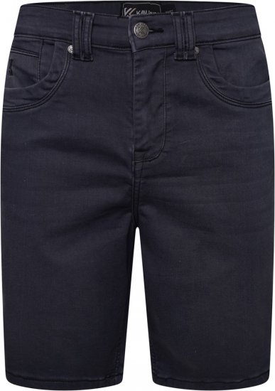 Kam Jeans Pepe Knitted Denim Shorts Charcoal - Shortsit - Shortsit, isot koot – W40-W60