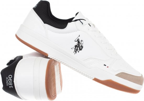 U.S. POLO ASSN. Steve - Men's Sneakers White - Miesten Kengät 40-52 - 