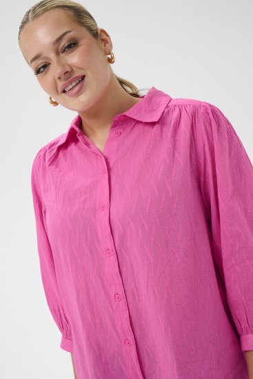 Kaffe Curve Gabby Paita lyhennetyillä hihoilla Pinkki - Paitapuserot - 