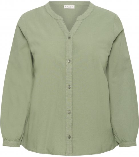 Kaffe Curve Nana Pitkähihainen paita Vihreä - Puserot & tunikat - 