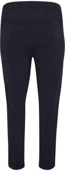 Kaffe Curve Jia Housut Vyöllä Tummansininen - Naisten farkut ja housut isot koot - 