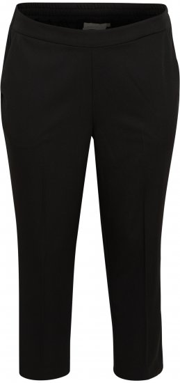 Kaffe Curve Sakira Nilkkapituiset Housut Musta - Farkut & Housut Isoissa Koissa – Plus Size - 