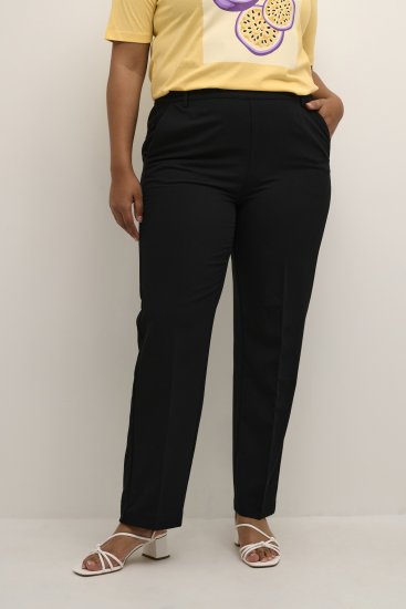 Kaffe Curve Sakira Pitkät Housut Musta - Farkut & Housut Isoissa Koissa – Plus Size - 