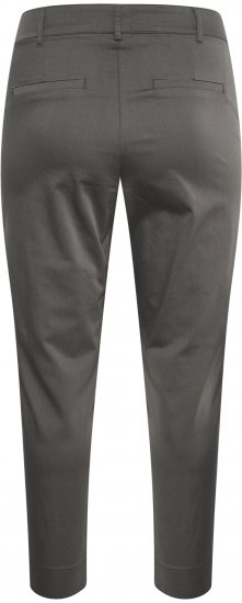 Kaffe Curve Leana Chino 7/8-Housut Grafiitinharmaa - Naisten farkut ja housut isot koot - 