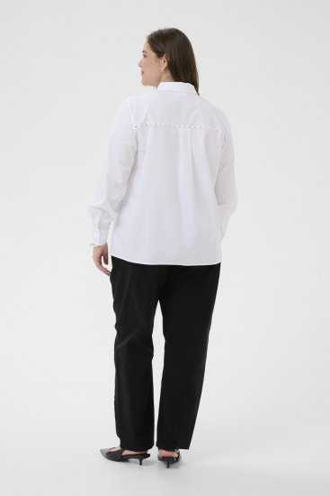 Kaffe Curve Janni Shirt Optical White - Paitapuserot - 