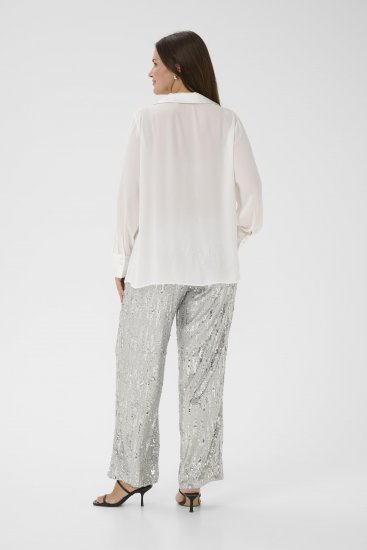 Kaffe Curve Gina Shirt White - Paitapuserot - 