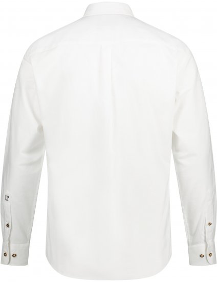 JP1880 Shirt Modern Fit Traditional Stag Horn White - Kauluspaidat - Miesten isot kauluspaidat 2XL – 8XL