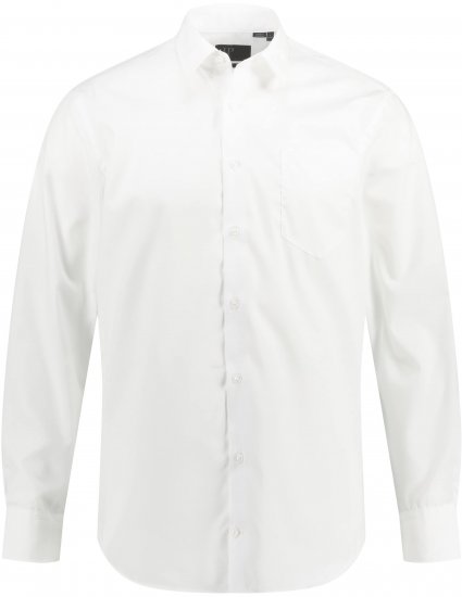 JP1880 Shirt Business Modern Fit White TALL - MIESTEN VAATTEET MT-6XLT - Pitkien miesten vaatteet