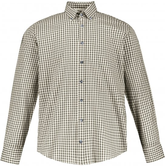JP1880 Shirt Checked Traditional Long Sleeve Olive Green - Juhlapukeutuminen - Juhlapukeutuminen – Juhli tyylikkäästi ja mukavasti