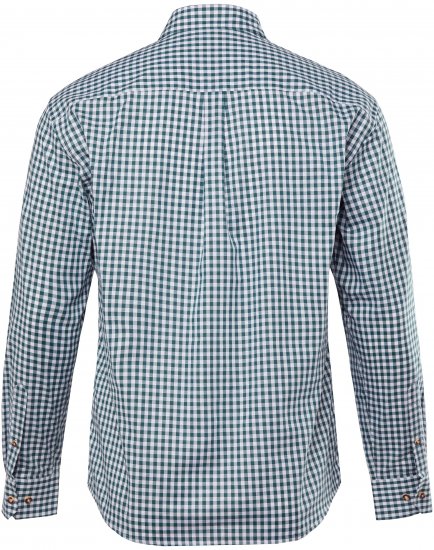 JP1880 Shirt Checked Traditional Long Sleeve Jade - Juhlapukeutuminen - Juhlapukeutuminen – Juhli tyylikkäästi ja mukavasti
