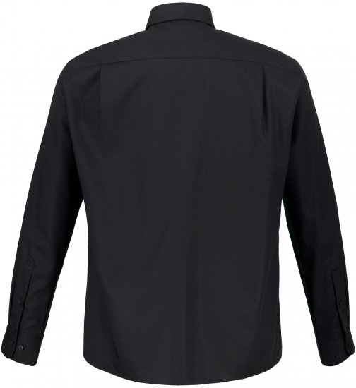 JP1880 Shirt Business Kent Collar Long Sleeve Black TALL - MIESTEN VAATTEET MT-6XLT - Pitkien miesten vaatteet