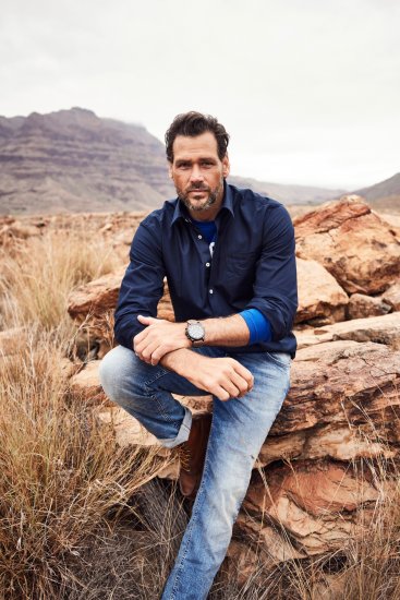 JP1880 Shirt Long Sleeve Modern Fit Navy Blue TALL - MIESTEN VAATTEET MT-6XLT - Pitkien miesten vaatteet