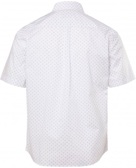JP1880 Business Modern Fit Short Sleeve Shirt TALL Off-White - TALL kauluspaidat - 