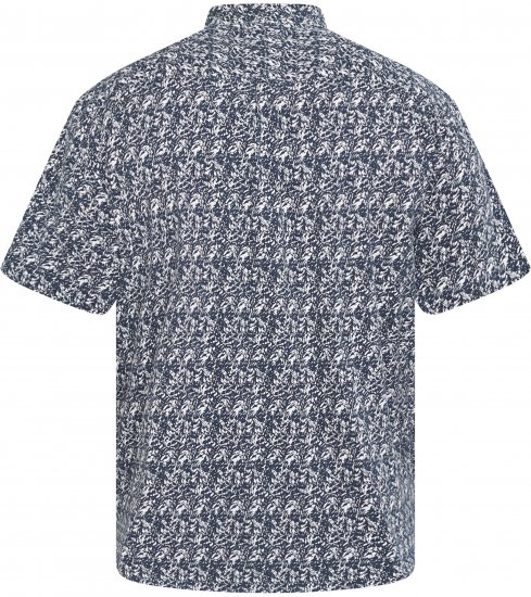 North Latitude 61114 All-Over Painettu Jersey-Paita Laivastonsininen - Kauluspaidat - Miesten isot kauluspaidat 2XL – 8XL