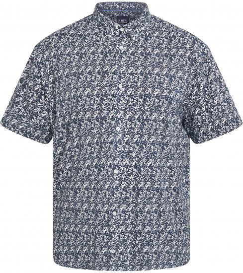North Latitude 61114 All-Over Painettu Jersey-Paita Laivastonsininen - Kauluspaidat - Miesten isot kauluspaidat 2XL – 8XL