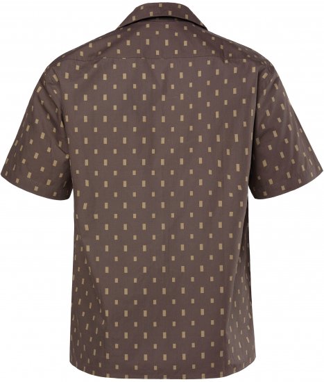 JP1880 Boxy Cuba Short Sleeve Shirt Brown - Kauluspaidat - Miesten isot kauluspaidat 2XL – 8XL