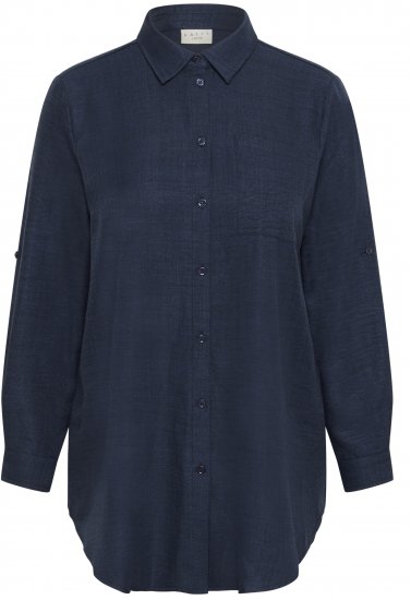 Kaffe Curve Ellie Shirt Tunic Moon Indigo Blue - Tunikat - 