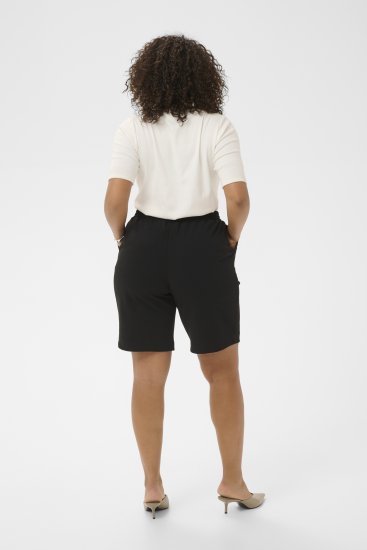 Kaffe Curve Pheolo Shorts Black Deep - Shortsit - 