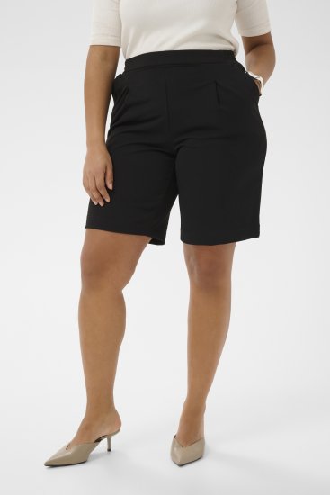 Kaffe Curve Pheolo Shorts Black Deep - Shortsit - 